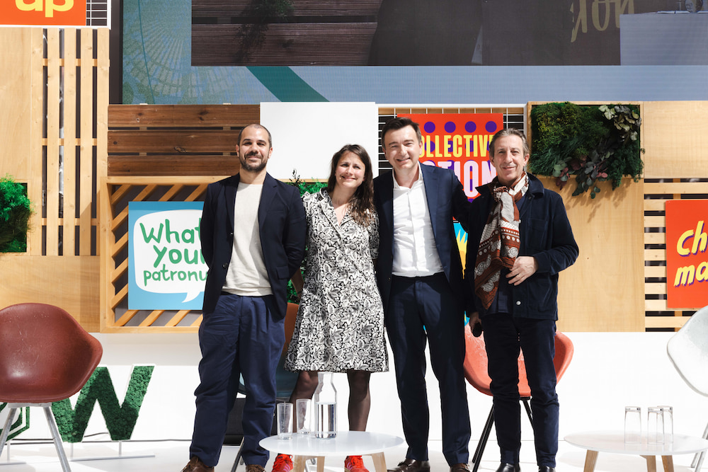 Four speakers at the ChangeNow event.